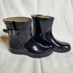 Nomad droplet rain boots black